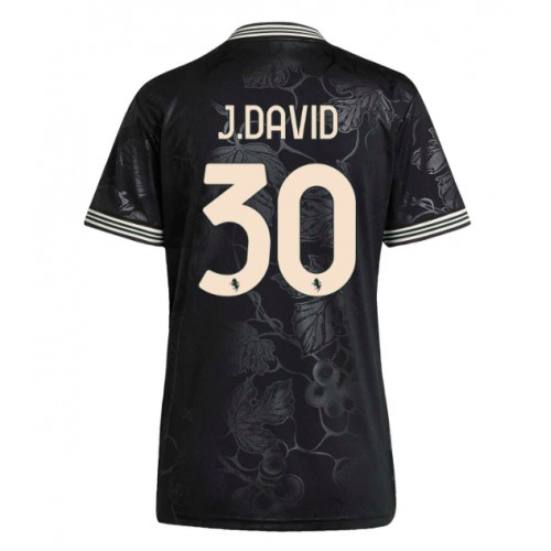 Juventus Jonathan David #30 Tredje trøje Dame 2025-26 Kort ærmer Juventus Jonathan David #30 Tredje trøje Dame 2025-26 Kort ærmer